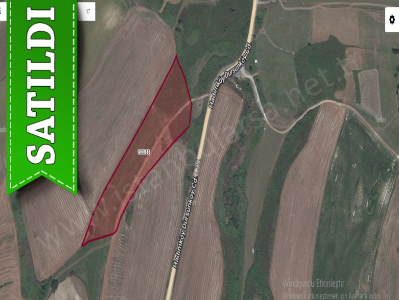 Arnavutköy Dursunköyde Satılık Arsa , 771 M2 Hisseli Yolu Var