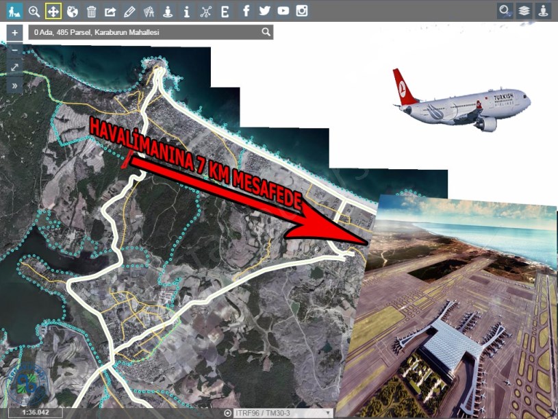Arnavutköy karaburun da satılık arsa