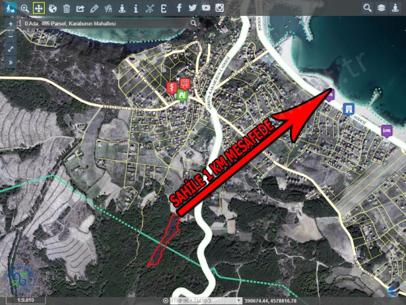 Arnavutköy karaburun da satılık arsa