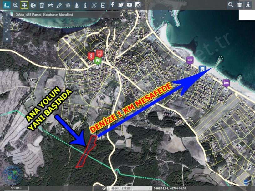 Arnavutköy karaburun da satılık arsa