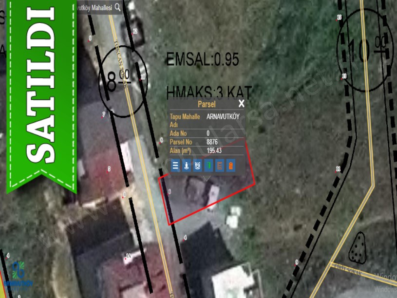 Arnavutköy NeneHatun Mah. Satılık Arsa , 195 M2 Müstakil Konut İmarlı
