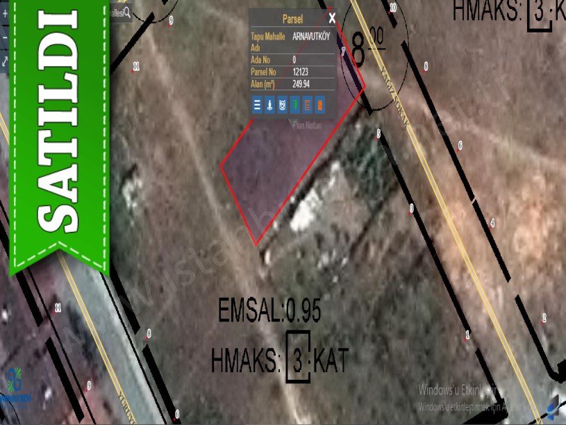Arnavutköy Çardaktepede Satılık Arsa , 250 M2 Müstakil Konut İmarlı