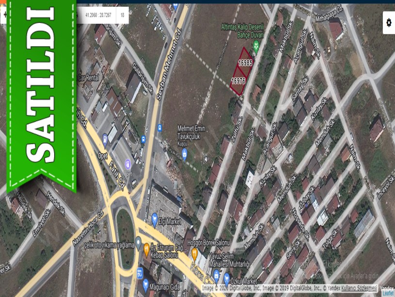 Arnavutköy Çardaktepede Satılık Arsa , 587 M2 Konut imarlı Caddeye Yakın