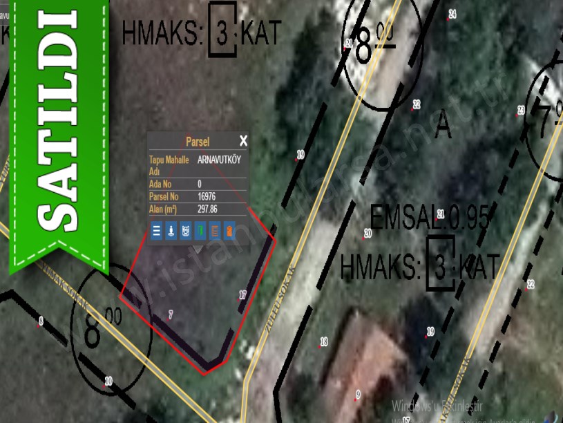 Arnavutköy Çardaktepede Satılık Arsa , 587 M2 Konut imarlı Caddeye Yakın