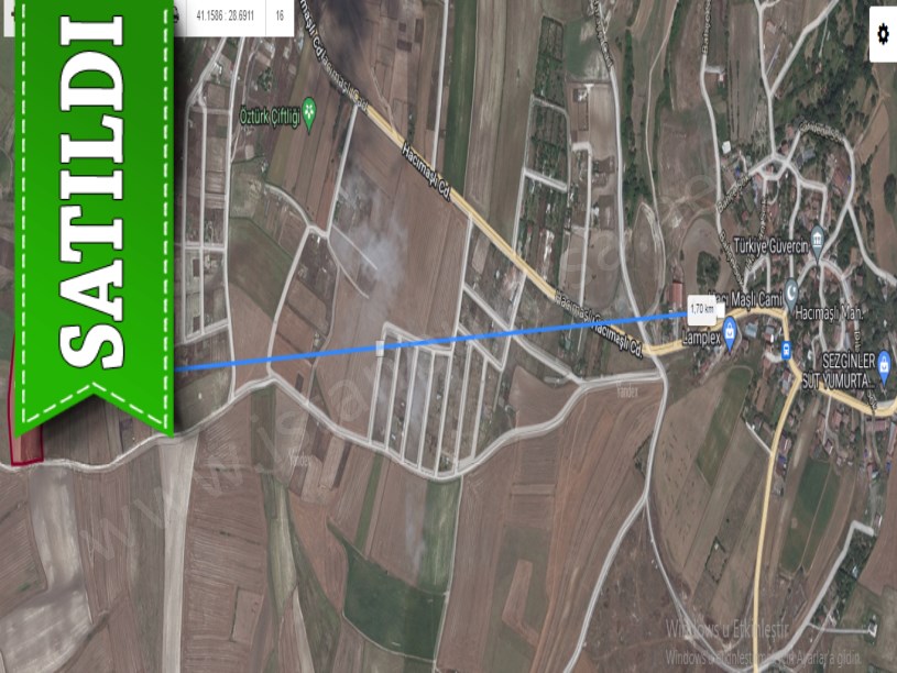 Arnavutköy Hacımaşlıda Satılık Arsa , 1,313 M2 Hisseli Yolu Var