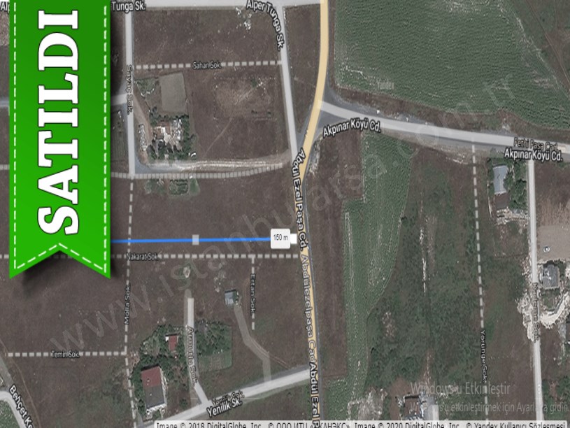 Arnavutköy Hadımköyde Satılık Arsa , 297 M2 Müstakil Caddeye yakın