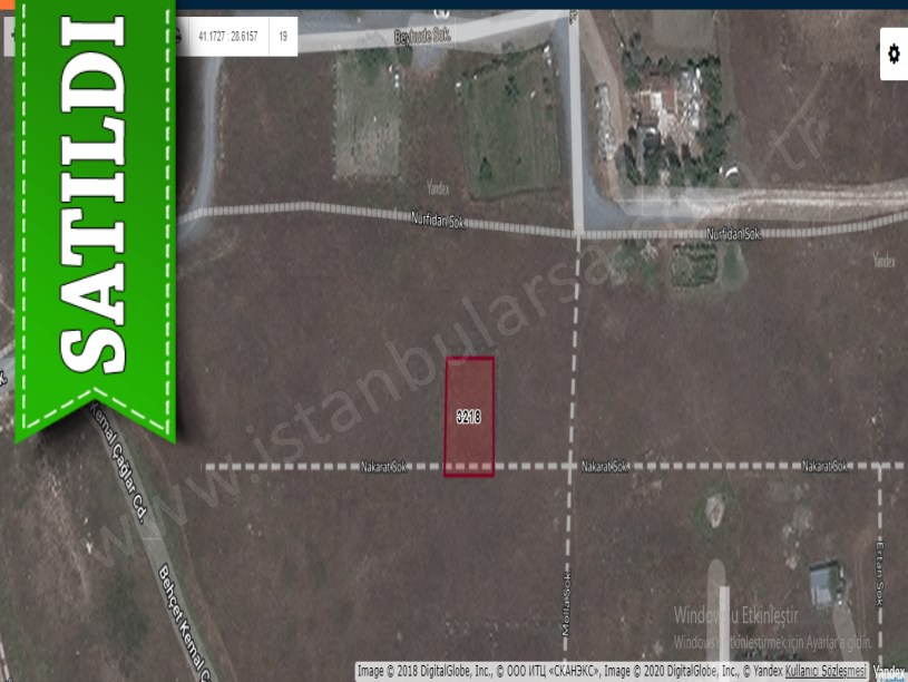 Arnavutköy Hadımköyde Satılık Arsa , 297 M2 Müstakil Caddeye yakın