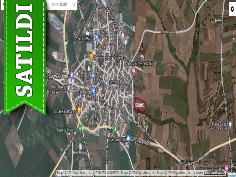Silivri Fenerköyde Satılık Arsa , 247 M2 Şehir Merkezinde