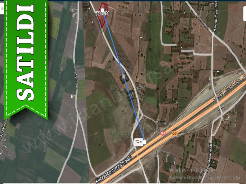 Silivri Fenerköyde Satılık Arsa , 260 M2 Merkezde Cadde Cephe 