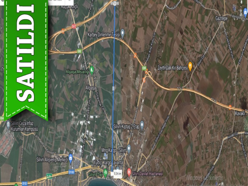 Silivri Fenerköyde Satılık Arsa , 243 m2  Hisseli