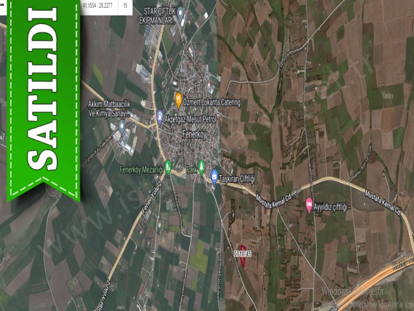 Silivri Fenerköyde Satılık Arsa , 240 m2  Hisseli