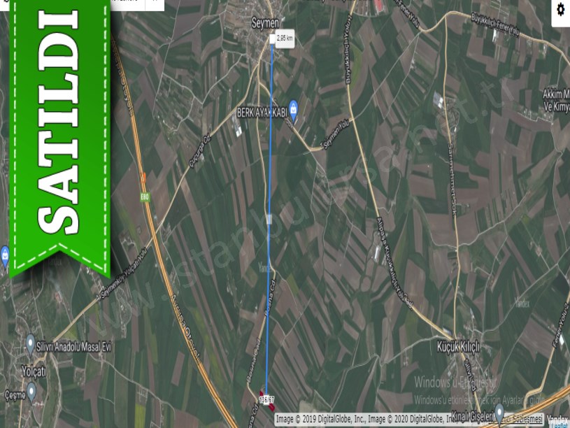 Silivri Seymende Satılık Arsa , 305 m2 Hisseli