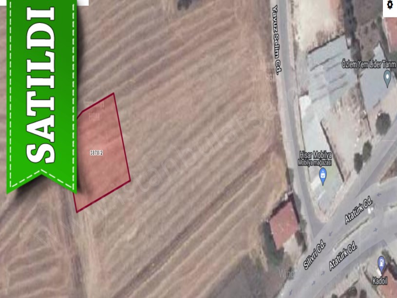 Silivri Ortaköyde Satılık Arsa , 1,060 m2 Merkezde Müstakil