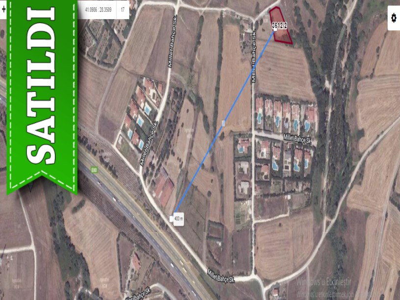 Silivri Ortaköyde Satılık Arsa , 1,842 M2 Avrupa Otoyoluna Yakın  