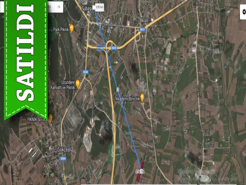 Çatalca Subaşıda Satılık Arsa , 7,373 M2 Hisseli 