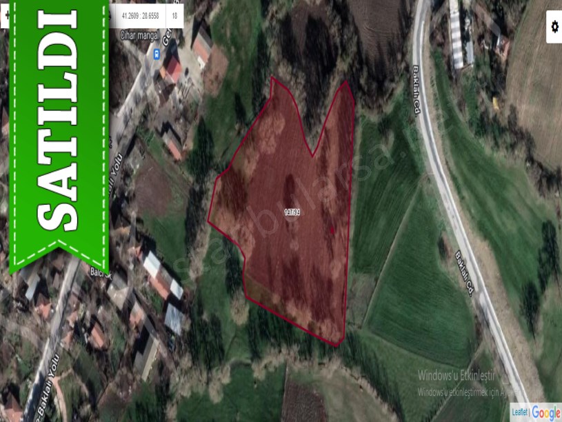 Arnavutköy Baklalıda Satılık Arsa , 825 m2 Baklalı Caddesi Yakını 