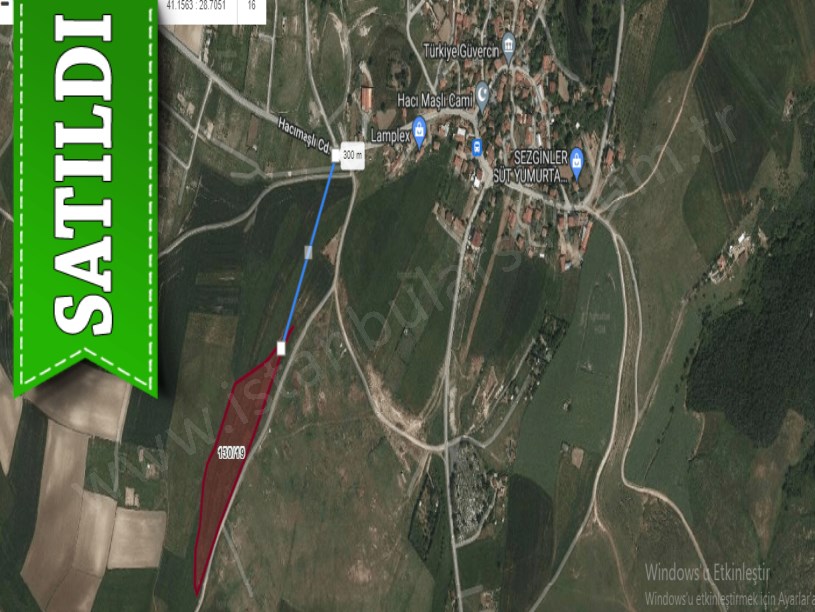 Arnavutköy Hacımaşlıda Satılık Arsa , 653 M2 Hisseli İmarlı