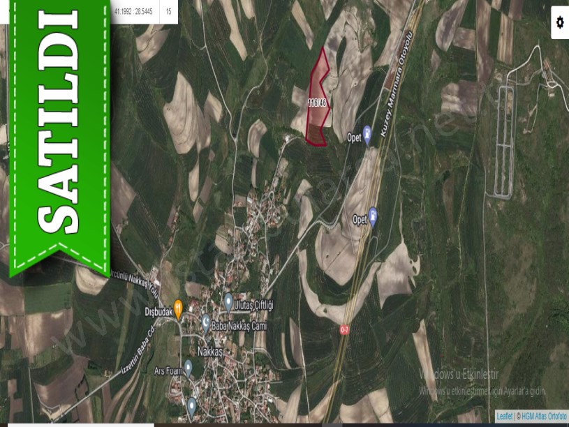 Çatalca Nakkaşta Satılık  Arsa , 485 m2 Hisseli Köy Yakını 