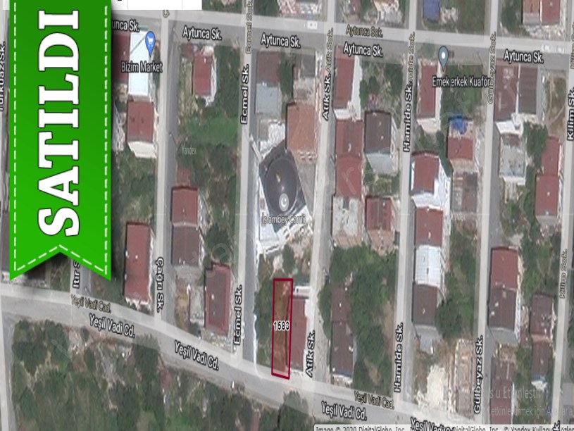 Arnavutköy İslambeyde Satılık Arsa , 190 m2 Cadde Cephe Müstakil  