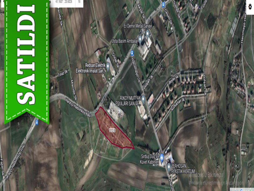 Arnavutköy Hacımaşlıda Satılık Arsa , 250 M2 Asfalt Yola Cephe 
