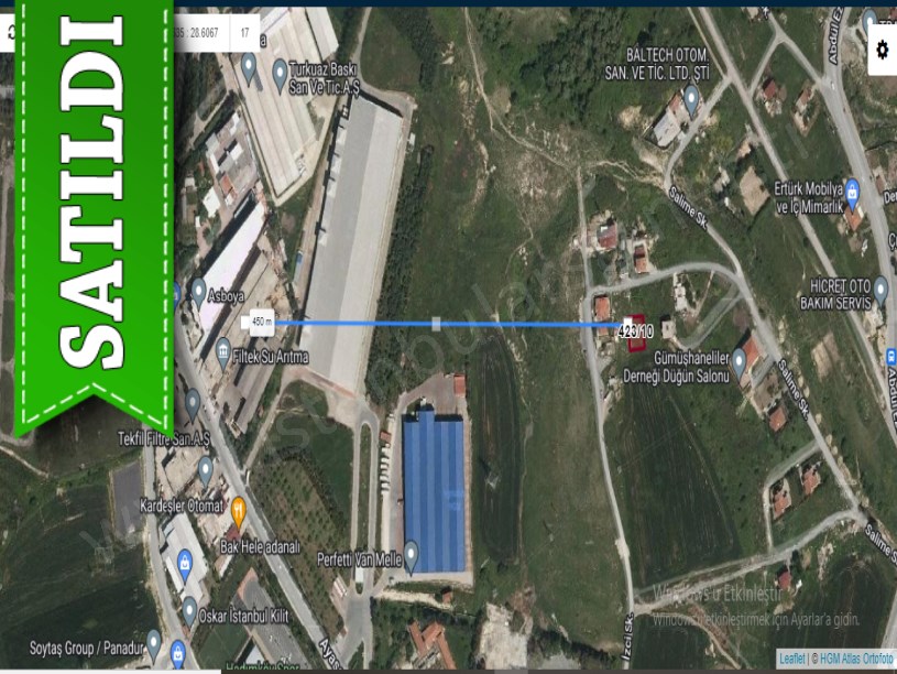Arnavutköy Hadımköyde Satılık Arsa , 400 M2 Müstakil Fabrikalara Yakın