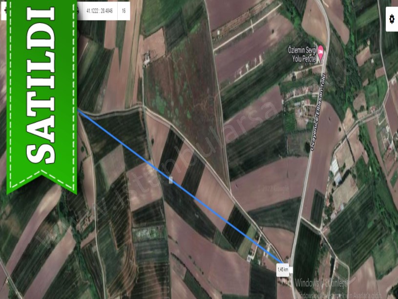 Çatalca Ovayenicede Satılık Arsa , 705 M2 Yolu Var Hisseli