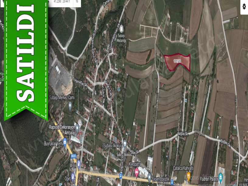 Çatalca Subaşıda Satılık Arsa , 427 m2 Şehir Merkezinde 