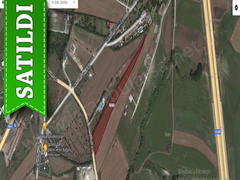 Çatalca Subaşıda Satılık Arsa , 283 m2 Caddeye Yakın 