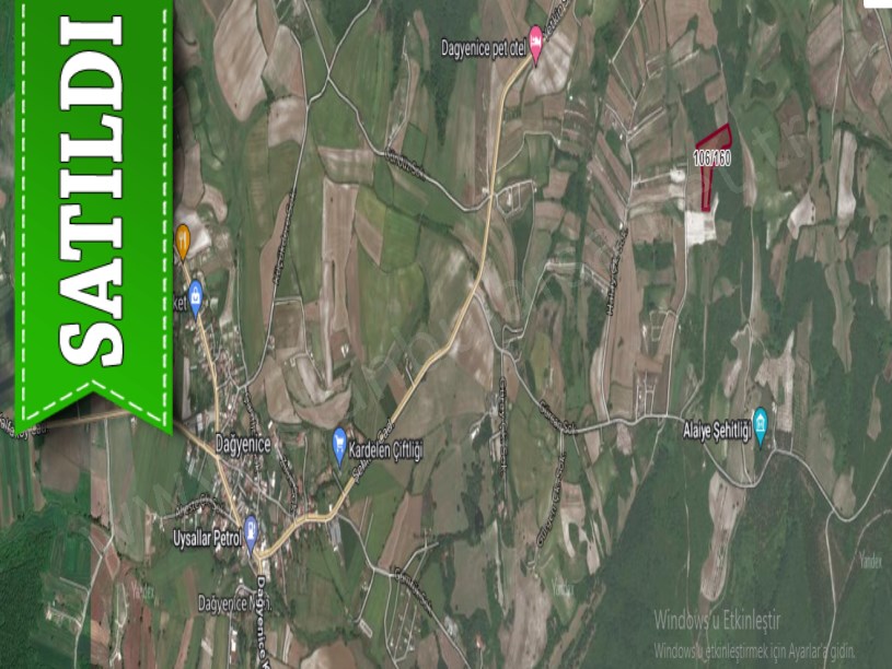 Çatalca Dağyenicede Satılık  Arsa , 407 M2 Hisseli