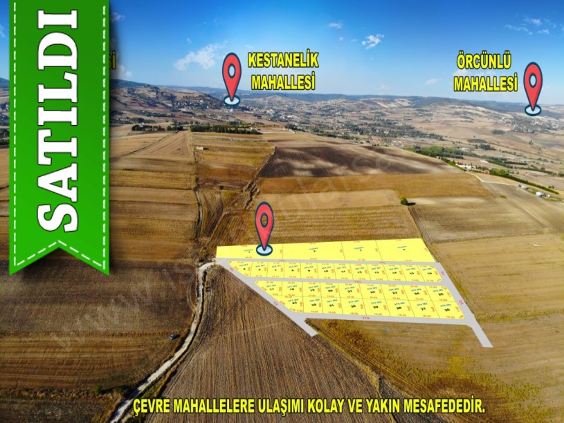 Çatalca Kestanelikte Satılık Arsa , 1,957 m2 Hisseli Yolu Var