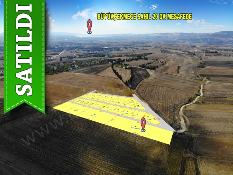 Çatalca Kestanelikte Satılık Arsa , 1,957 m2 Hisseli Yolu Var