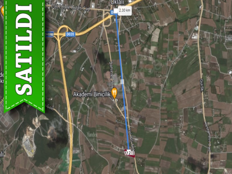 Çatalca Oklalıda Satılık Arsa , 541 M2  Asfalta Cephe 