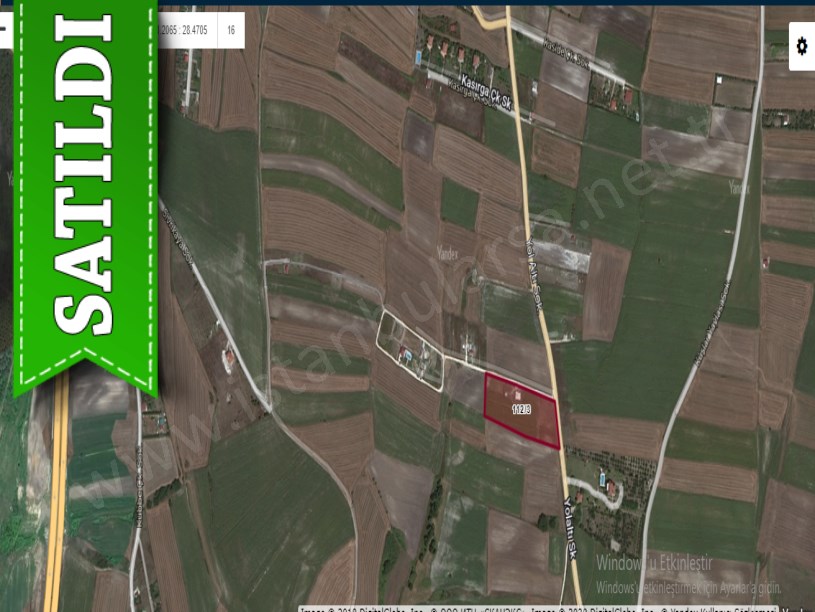 Çatalca Oklalıda Satılık Arsa , 541 M2  Asfalta Cephe 