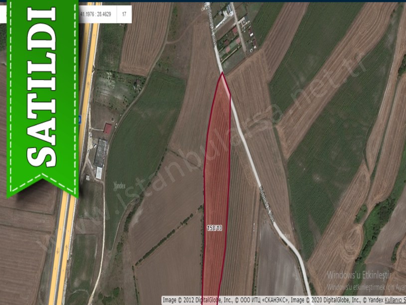 Çatalca Subaşıda Satılık Arsa , 5,286 m2 Hisseli Yolu Var