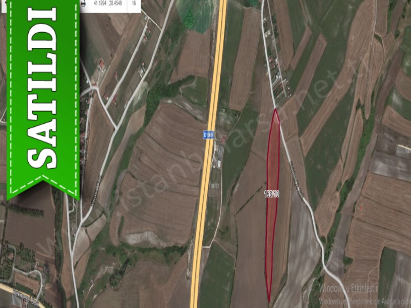 Çatalca Subaşıda Satılık Arsa , 5,286 m2 Hisseli Yolu Var