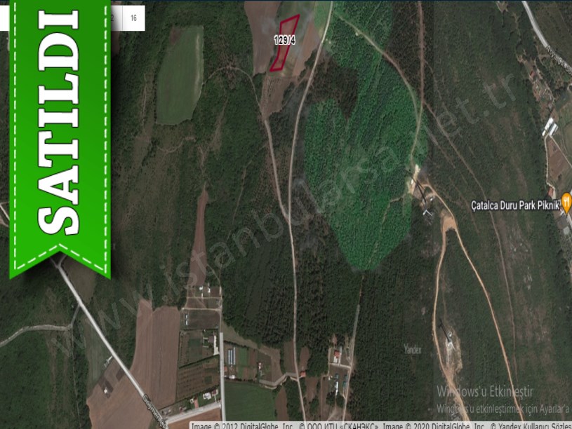 Çatalca Subaşıda Satılık Arsa , 612 M2 Yolu Var 