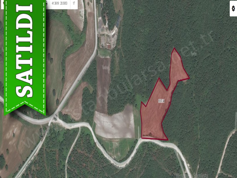 Çatalca Celepköyde Satılık Tarla , 17,535 m2 Müstakil