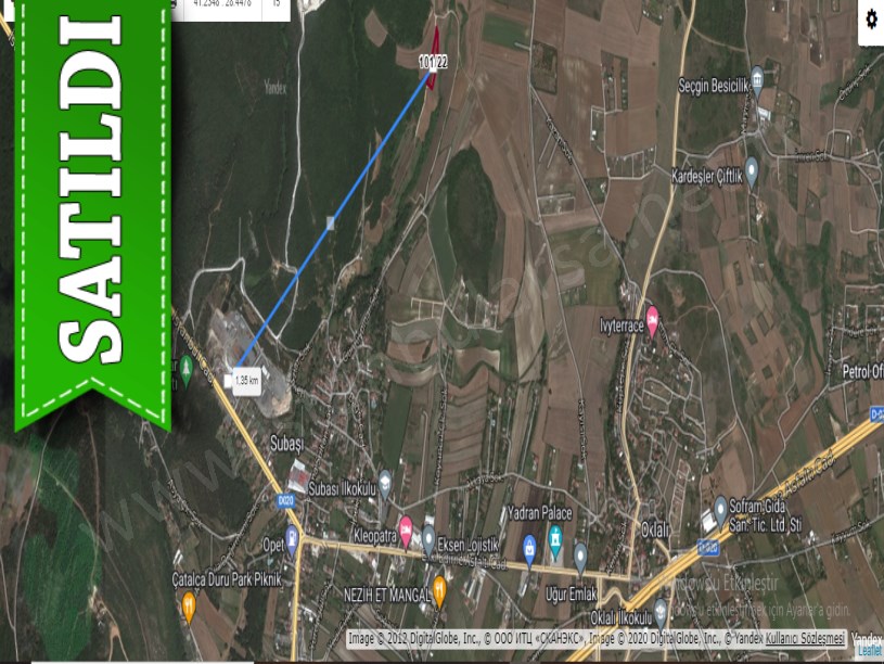 Çatalca Subaşında Satılık Arsa , 930 m2 Hisseli
