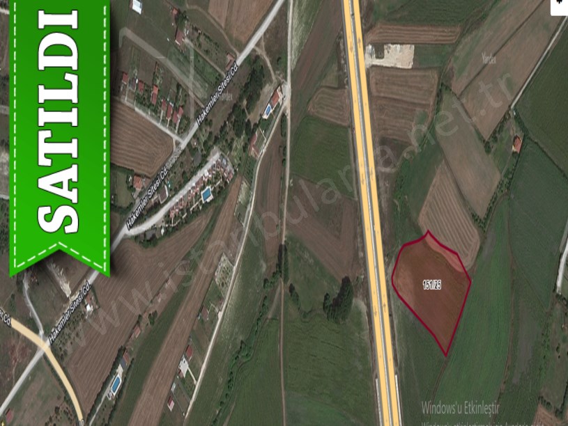 Çatalca Subaşıda Satılık Arsa , 700 M2 Otoyola Cephe Hisseli