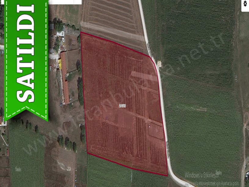 Çatalca Kestanelikte Satılık Arsa , 2,050 m2 Yolu Var