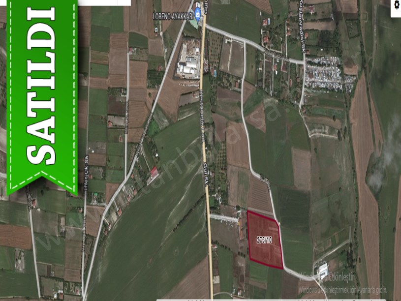 Çatalca Kestanelikte Satılık Arsa , 2,050 m2 Yolu Var