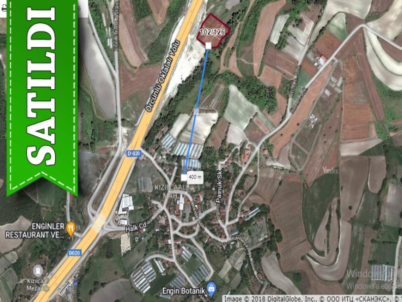 Çatalca Kızılcaalide Satılık Arsa , 450 m2 Otobana Cephe 