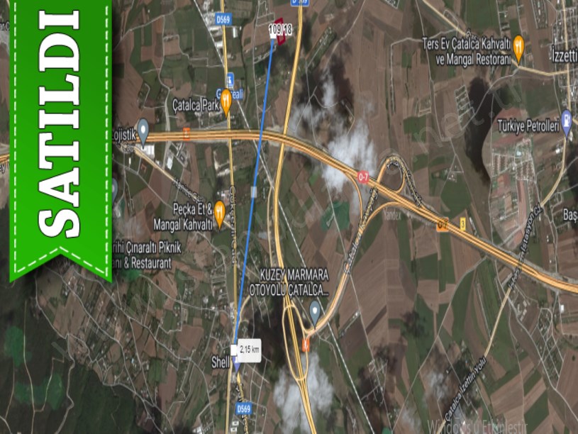 Çatalca Kaleiçinde Satılık Arsa , 647 m2 Yolu Var