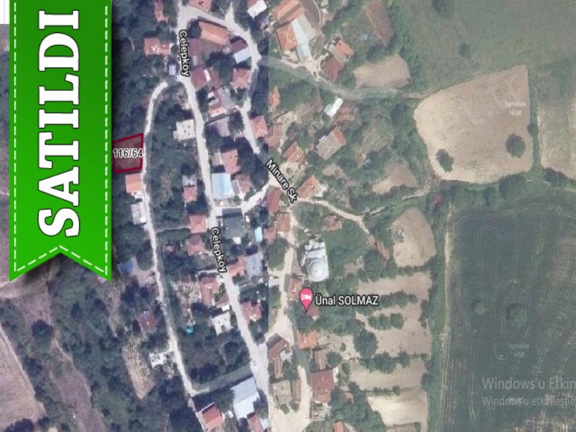 Çatalca Celepköyde Satılık Arsa , 284 M2 Müstakil Yolu Cephe