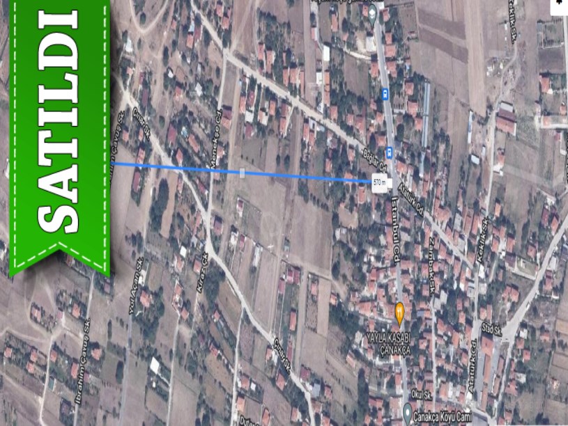 Çatalca Çanakçada Satılık Tarla , 380 M2 Köyiçi Müstakil