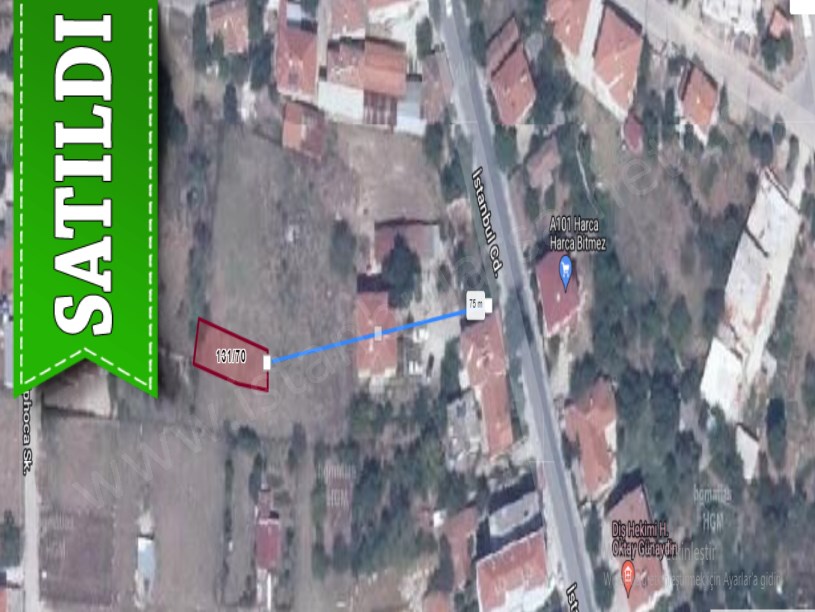 Çatalca Çanakçada Satılık Arsa , 187 m2 Şehir Merkezinde Müstakil