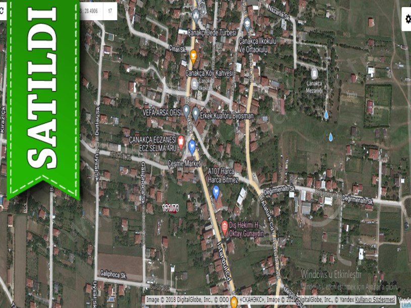 Çatalca Çanakçada Satılık Arsa , 187 m2 Şehir Merkezinde Müstakil