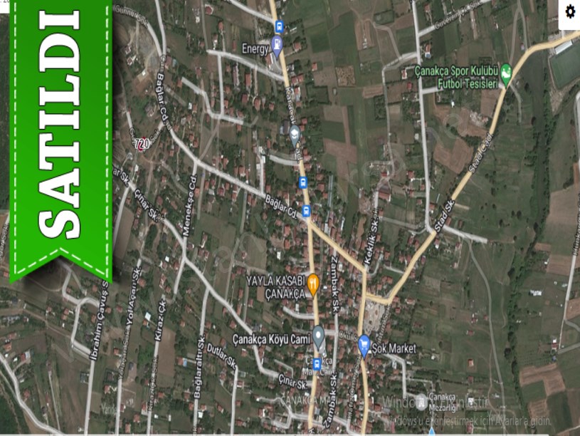 Çatalca Çanakçada Satılık Tarla , 215 M2 Yola Cephe Müstakil 