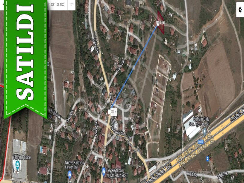 Çatalca Oklalıda Satılık Arsa , 785 m2 Evlerin Yakını