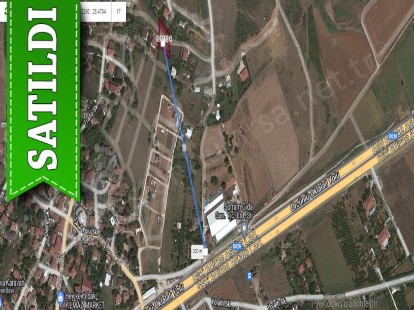 Çatalca Oklalıda Satılık Arsa , 785 m2 Evlerin Yakını